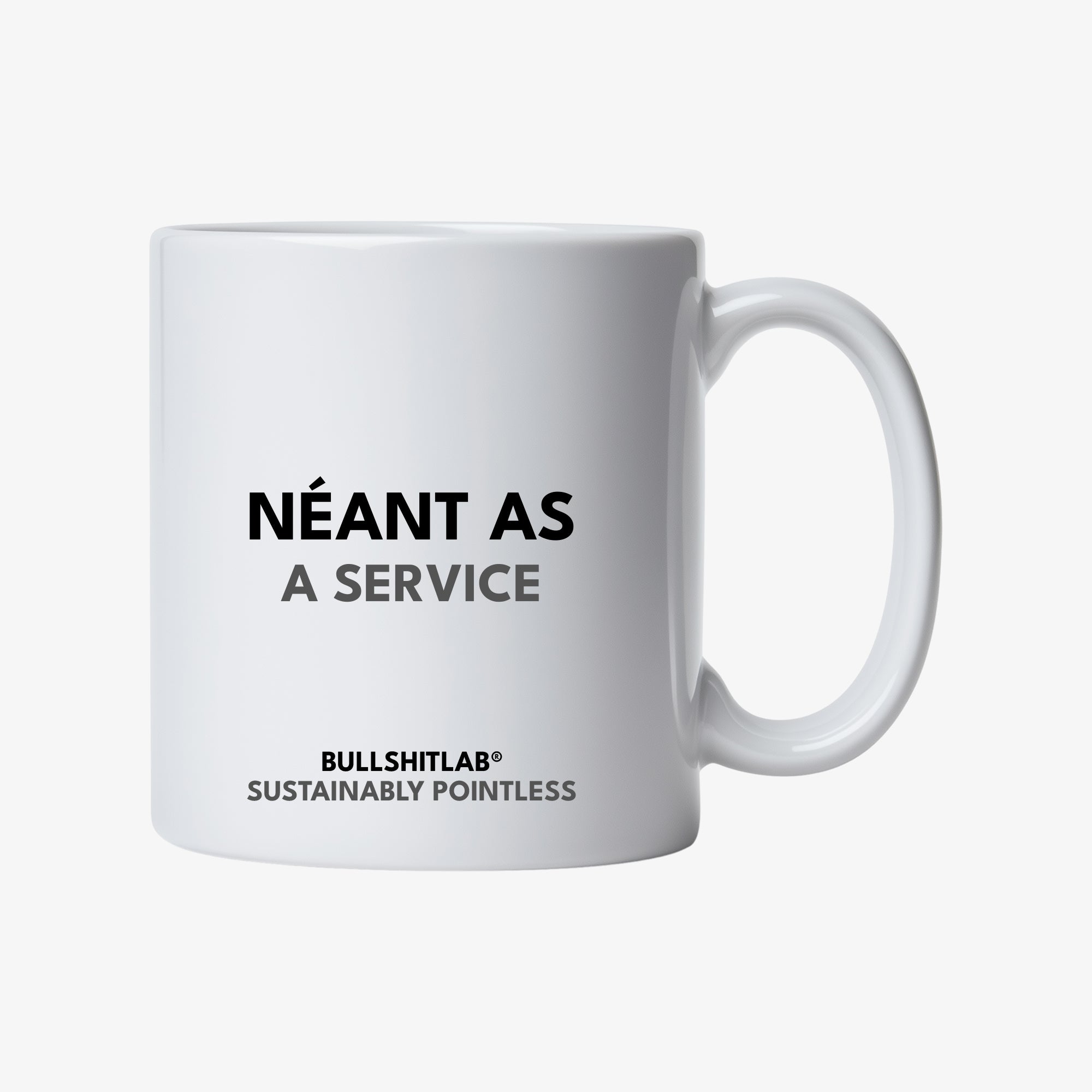 Mug | NÉANT AS A SERVICE | Le télétravailleur® | BullshitLab®