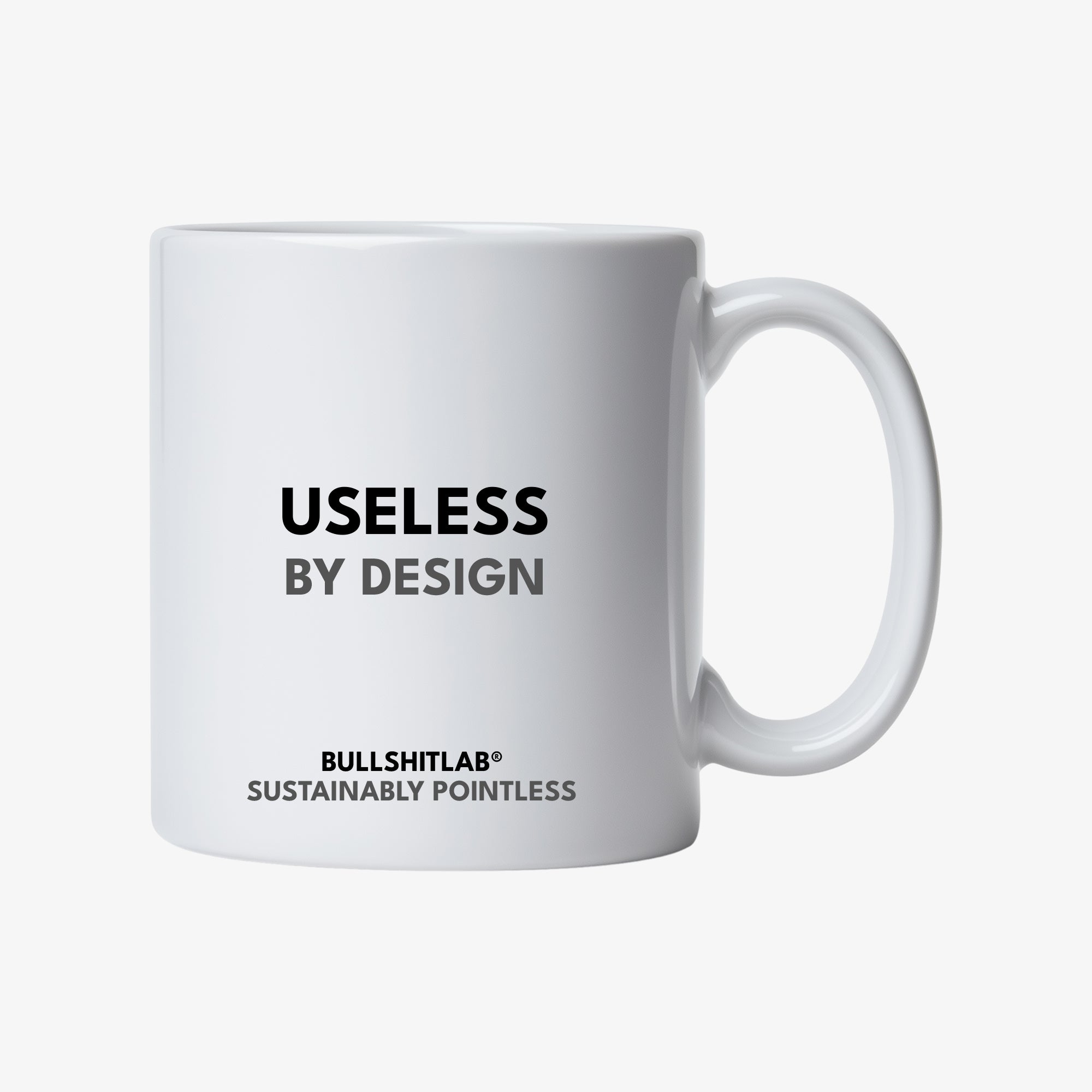 Mug | USELESS BY DESIGN | Le télétravailleur® | BullshitLab®