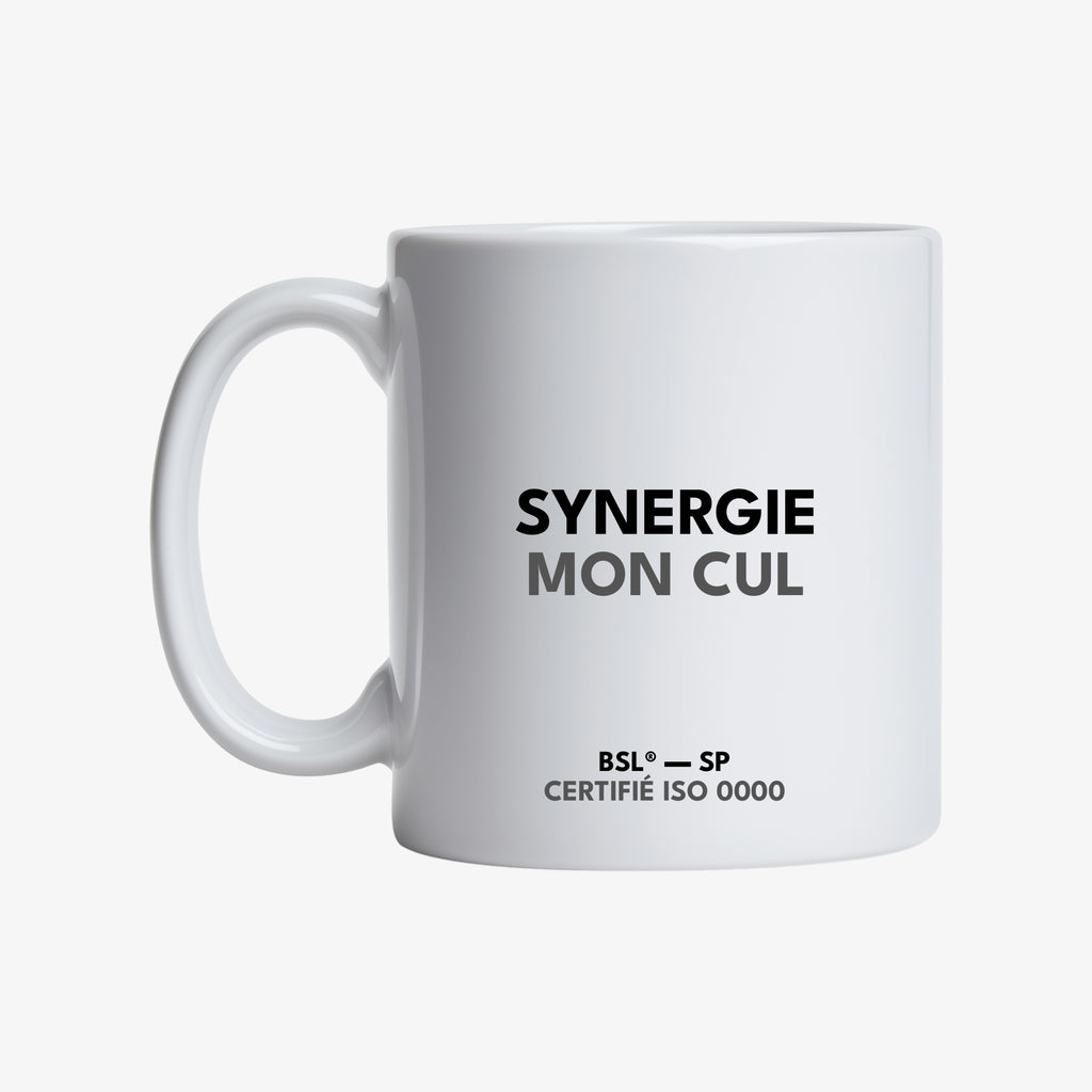 Mug | SYNERGIE MON CUL | Le télétravailleur® | BullshitLab®