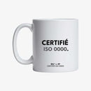 Mug Certifié ISO 0000."