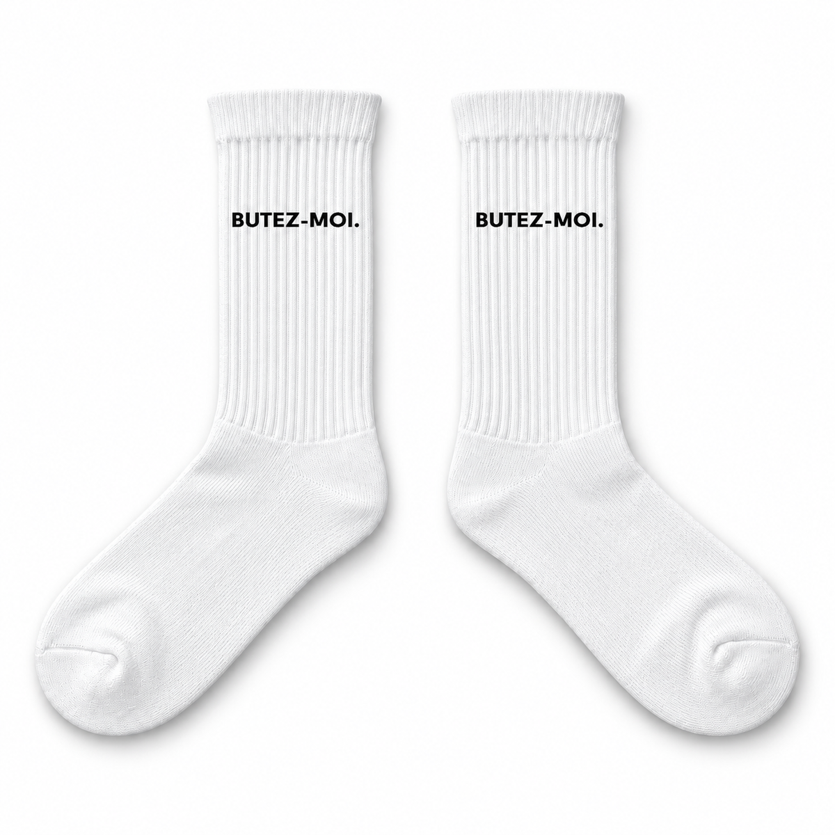 Chaussettes "Butez-moi."
