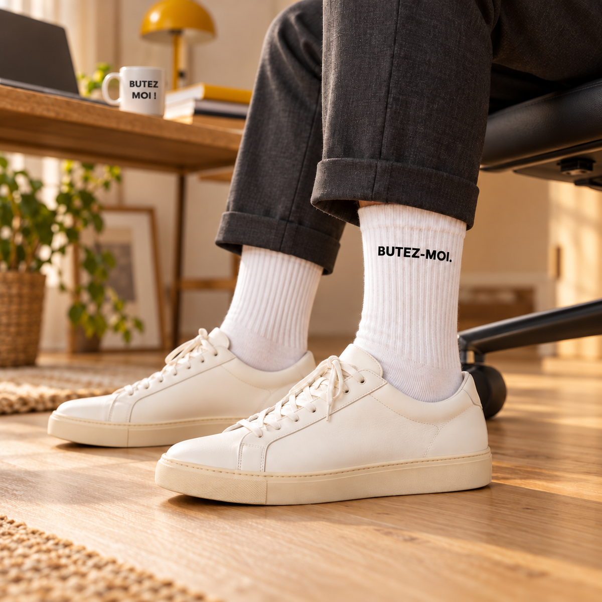 Chaussettes "Butez-moi."