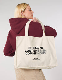 Shopping bag “Ce bag ne contient rien”