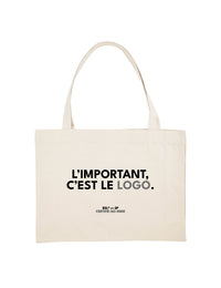 Shopping bag “L'important c'est le logo”