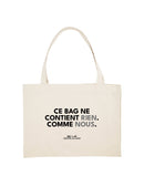 Shopping bag “Ce bag ne contient rien”