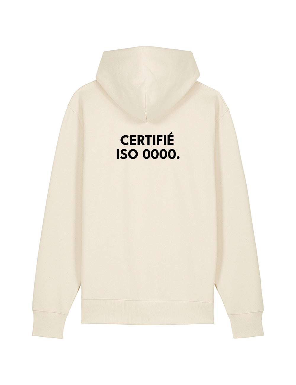 Hoodie "Certifié 0000"