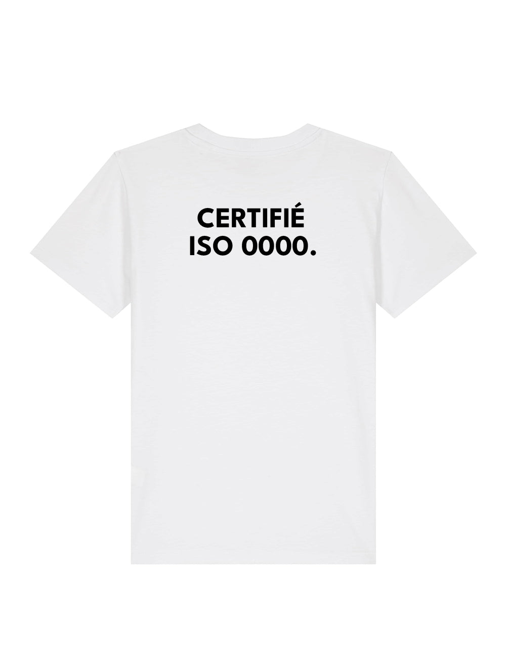 T-SHIRT ENFANT “CERTIFIÉ ISO 0000®” - Bullshit Kids® collection