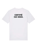 T-shirt "Certifié ISO 0000"